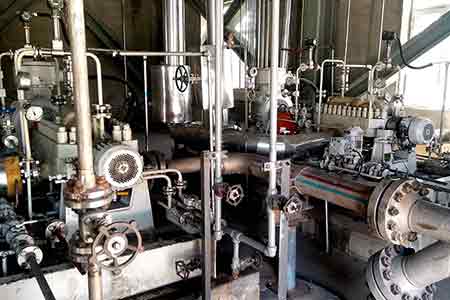 KHP系列卧式中开多级leyucom乐鱼官网在兴安盟博源化学公司使用现场