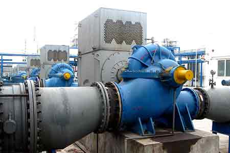 KPS系列单级双吸leyucom乐鱼官网在上海氯碱化工节能改造项目使用现场-(7)