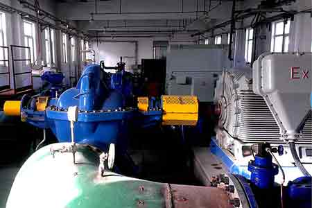 KPS系列单级双吸leyucom乐鱼官网在金源精细化工使用现场