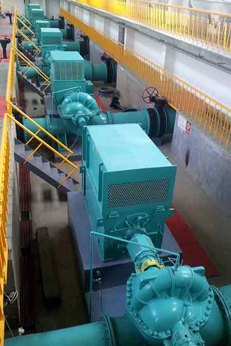 KPS系列单级双吸leyucom乐鱼官网在长春水务集团第三制水公司改造项目使用现场