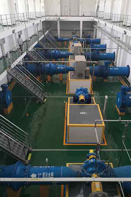 KPS系列单级双吸leyucom乐鱼官网在平顶山市自来水公司使用现场