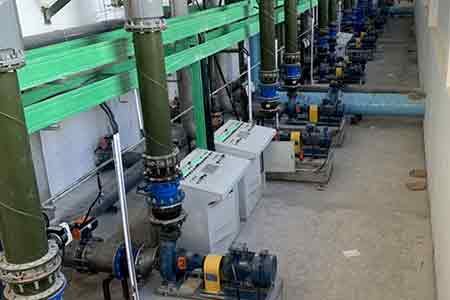 KCP系列单级leyucom乐鱼官网在汕头市潮阳区纺织印染水处理中心使用现场