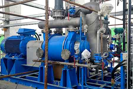 肯富来液环泵机组在北海太阳纸业有限公司使用现场