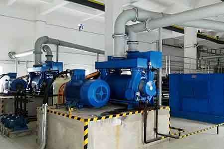 肯富来液环泵机组在沈东热电厂脱硫项目使用现场